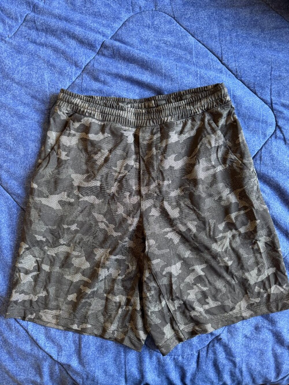 Lululemon Pace Breaker Linerless Short 7" Men's M Dark Camo